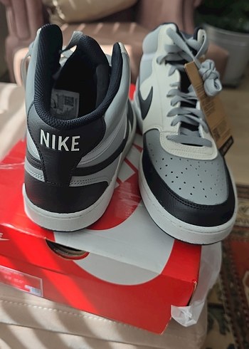 Nike Court Vısıon Mıd Nn Gri Erkek Spor Ayakkabısı - Görsel 6