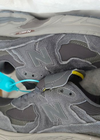 New balance  M2002RDA N-GREY Modeli suet nubuk hakiki deri - Görsel 5