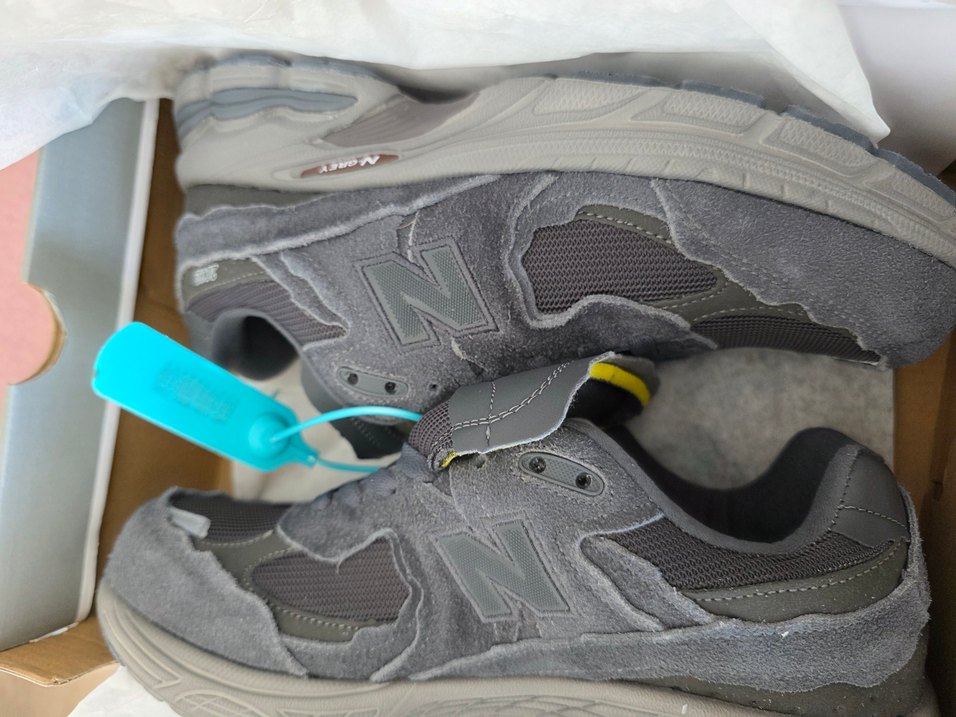 New balance  M2002RDA N-GREY Modeli suet nubuk hakiki deri - Görsel 5