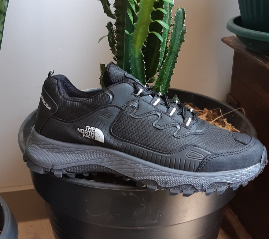 The North Face Siyah Erkek Spor Ayakkabı su geçirmez . - Görsel 2