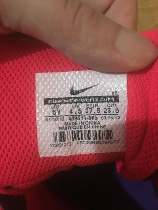 37 Beden Nike ayakkabı