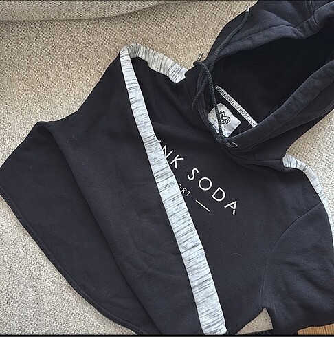 s Beden siyah Renk Pink soda sweatshirt