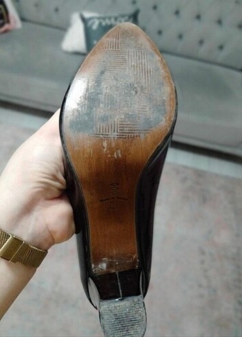 42 Beden siyah Renk Sıfır gibi stiletto 