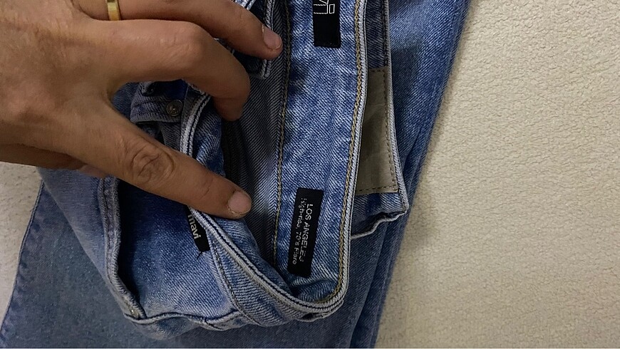 Mavi jean pantolon - Görsel 2