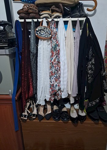 Çiçek Desenli Midi Bohem Hamile Eteği - Görsel 18