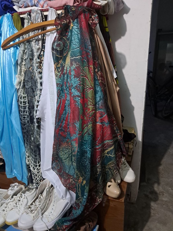 Çiçek Desenli Midi Bohem Hamile Eteği - Görsel 2