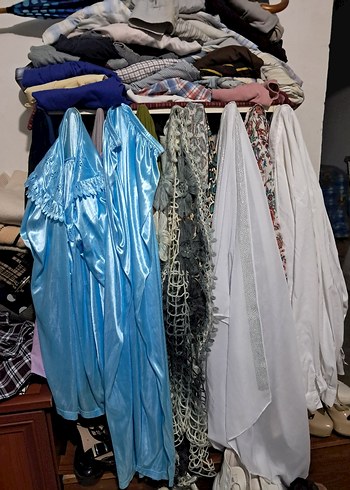 Çiçek Desenli Bohem Midi Hamile Etek - Görsel 10