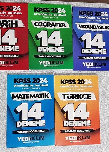 KPSS ORTAÖĞRETİM YEDİİKLİM YAYINLARI DENEME