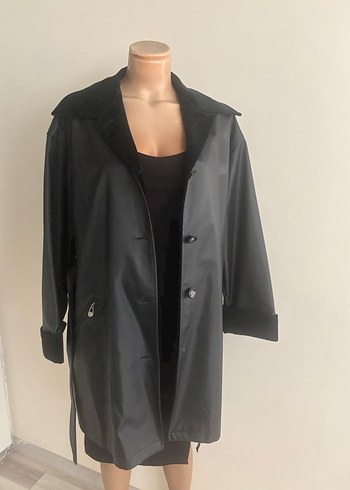 Yakası detaylı deri mont - Görsel 3