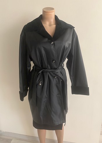 Yakası detaylı deri mont - Görsel 4