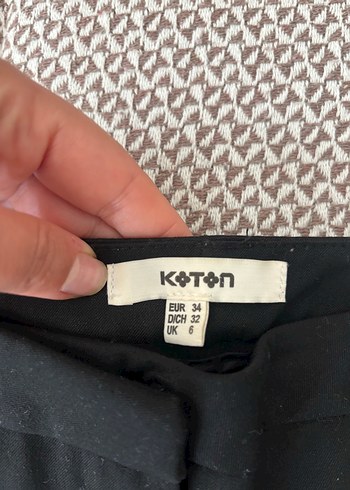 Siyah Kadın Kumaş Pantolon - Görsel 2