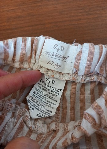 6 Yaş Beden yazlık ince kumaş pantolon