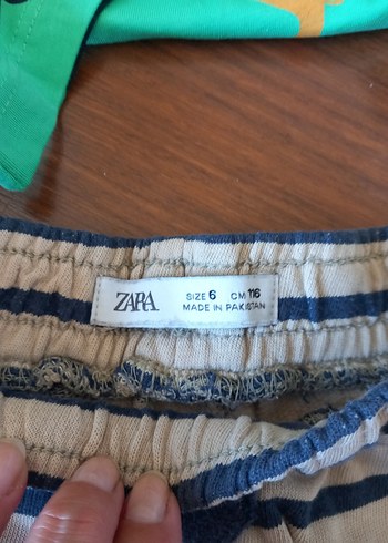 Zara zara şort takım 6 yaş renkli