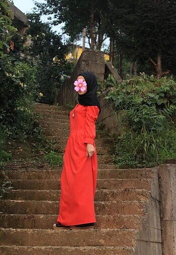 s Beden pembe Renk Fuşya ELBİSE