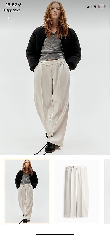 36 Beden H&M şık kumaş pantolon