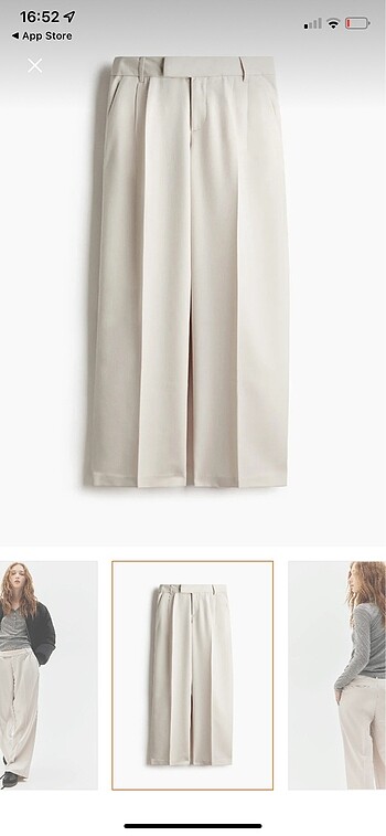36 Beden siyah Renk H&M şık kumaş pantolon