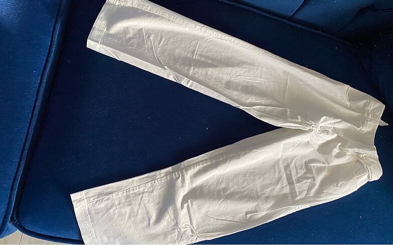 9 Yaş Beden beyaz Renk Koşa Pantolon