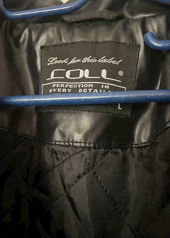 Düğmeli Siyah Kadın Deri Ceket - Görsel 3