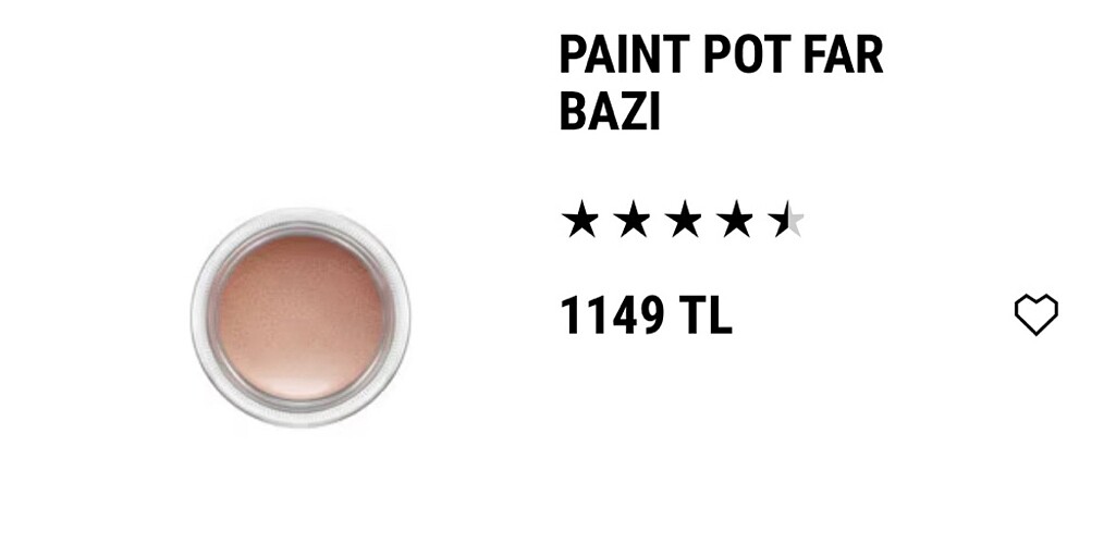 MAC MAC Paint Pot Painterly Far Bazı