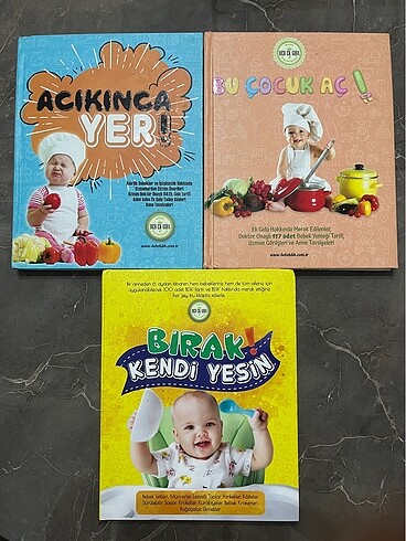 Acıkınca yer / bırak kendi yesin / bu çocuk aç ek gıda kitaplar