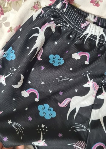 Diğer Çok Renkli Desenli Kısa Askılı Pijama Takımı