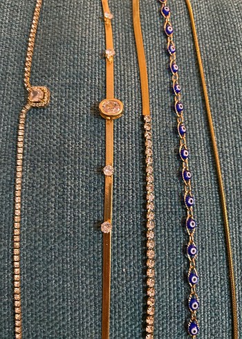 Altın Renk Zincir Detaylı Kadın Vücut Zinciri - Görsel 3