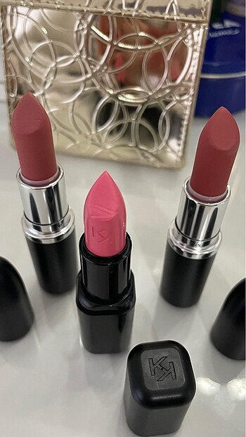 M.A.C MACXİMAL & KİKO Milano Lipstick (Orjinal M.A.C. Gold Çanta