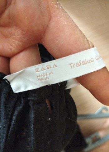 s Beden siyah Renk Siyah Nakışlı Kısa Straplez Büstiyer