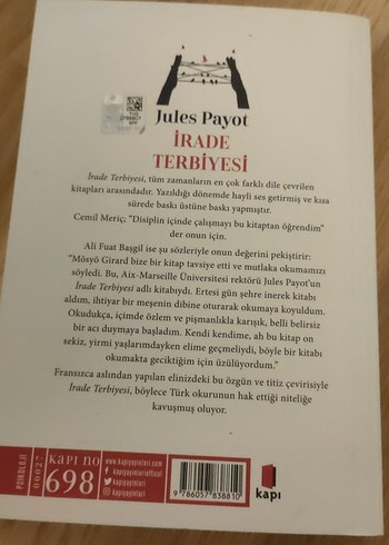 Jules Payot - İrade Terbiyesi Kitabı - Görsel 2
