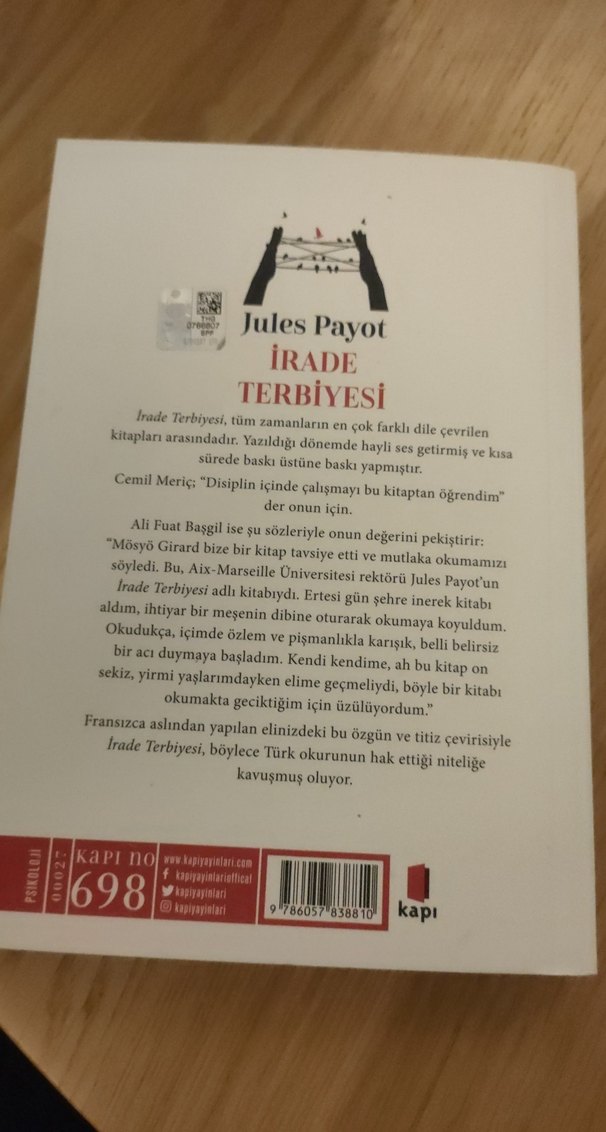 Jules Payot - İrade Terbiyesi Kitabı - Görsel 2