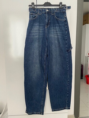 Yüksek Bel Baggy Pantolon