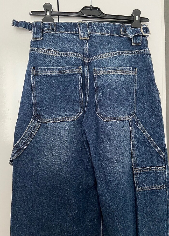 Yüksek Bel Baggy Pantolon - Görsel 5