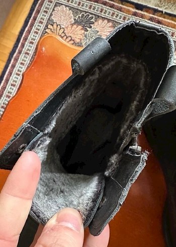 Erkek Siyah Deri Kemerli Sokak Stili Bot - Görsel 5