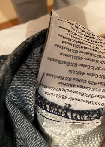 Nakışlı Koyu Renkli Kadın Mini Denim Şort - Görsel 3