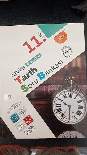 Tarih konu anlatımlı soru bankasi hic kullanilmamis