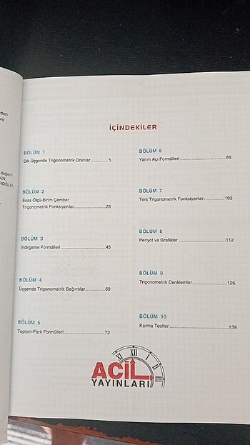  Beden Acil trigonometri fasikül 
