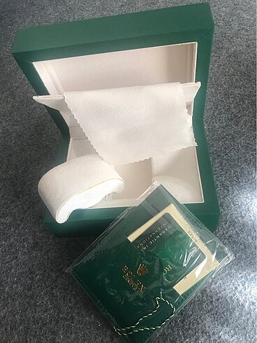 Beden yeşil Renk Rolex saat kutusu