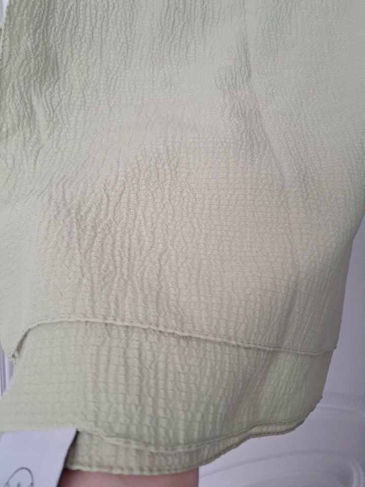 Kadın Keten Pilili Bohem Stil Şal - Görsel 2