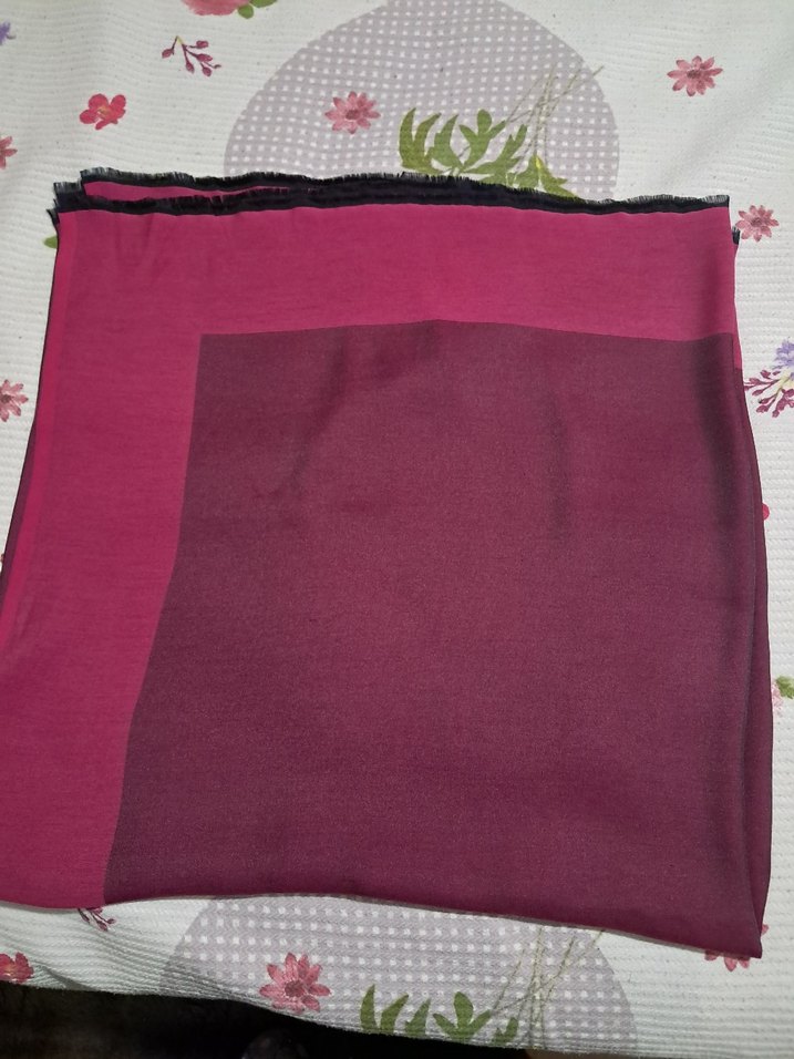 Bordo Kadın iki tarafli kullanila bilen baş ortusu - Görsel 2