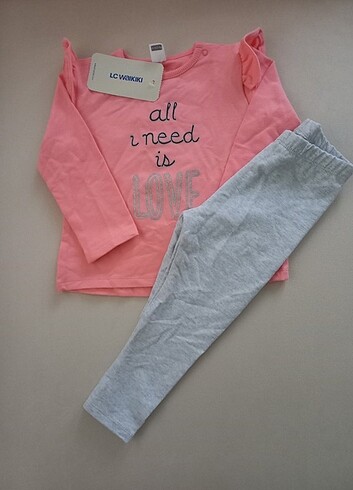 LCW KIZ BEBEK SWEETSHİRT VE TAYT