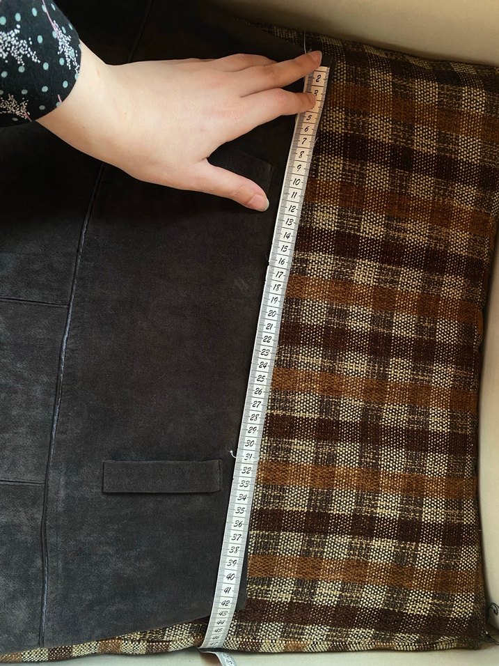 Kahverengi Süet Pilili Midi Etek - Görsel 5