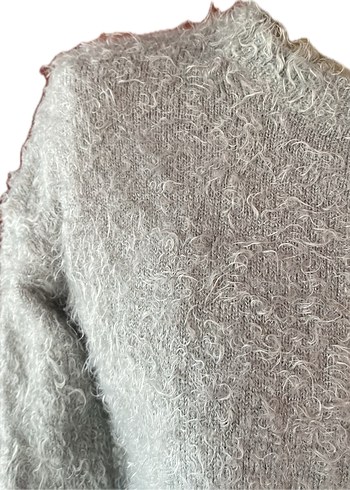 Yumuşak Kadın Triko Bisiklet Yaka Kazak - Görsel 2