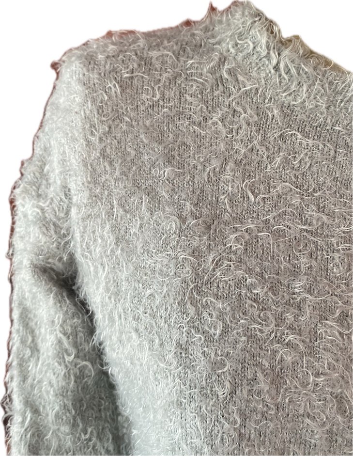 Yumuşak Kadın Triko Bisiklet Yaka Kazak - Görsel 2