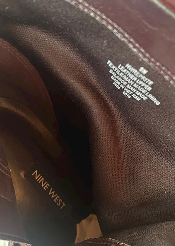 Nine west deri taşlı bot. - Görsel 5