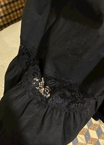 s Beden Gotik Siyah Mini Halter Yaka Elbise