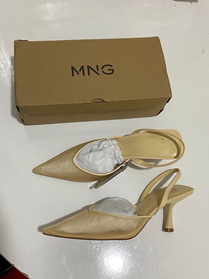 Mango arkası açık Topuklu  Ayakkabı - Görsel 4