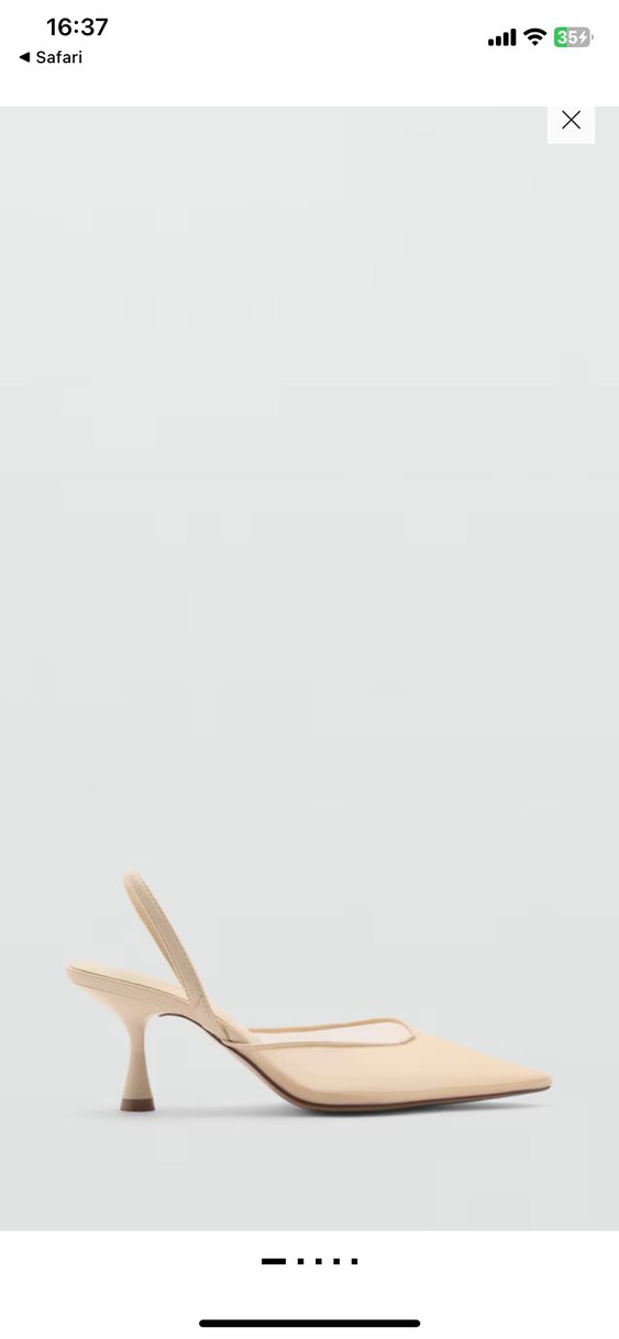 Mango arkası açık Topuklu  Ayakkabı - Görsel 2