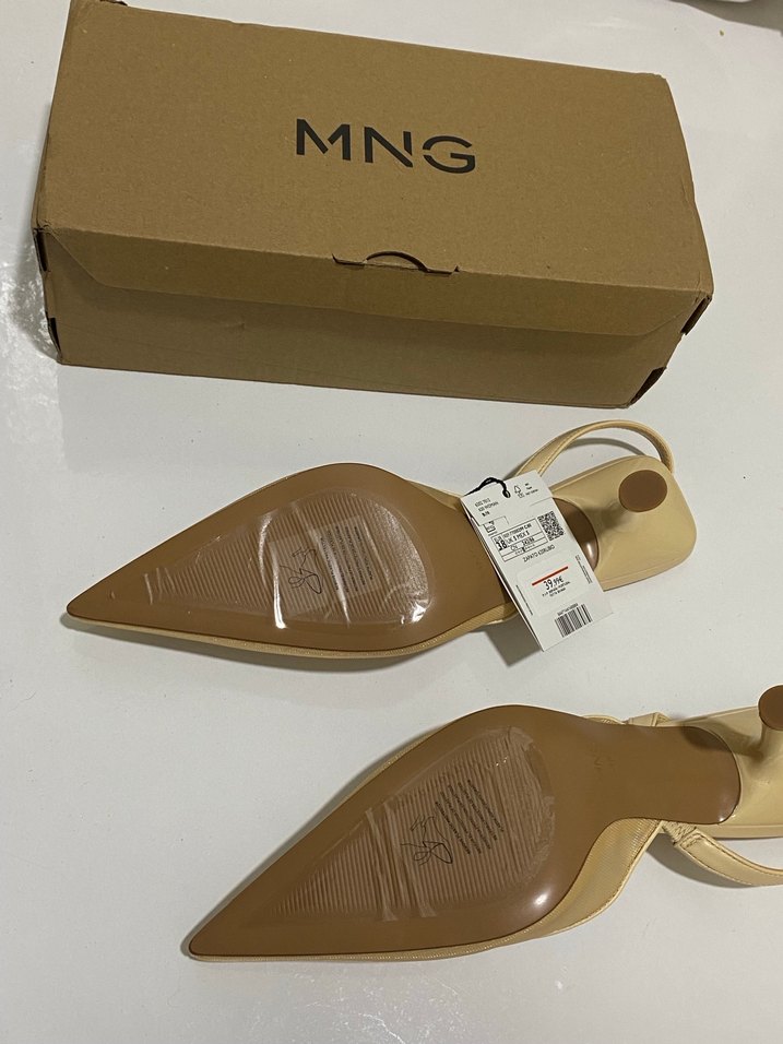 Mango arkası açık Topuklu  Ayakkabı - Görsel 5