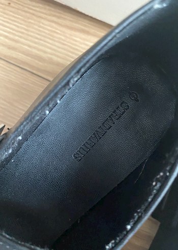 Tokalı Siyah Platform Topuklu Gotik Mary Jane Ayakkabı - Görsel 4