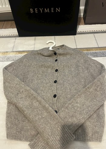 Massimo Dutti Melanj İnce Triko Hirka